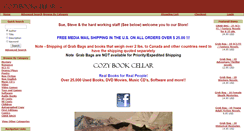 Desktop Screenshot of cozybookcellar.com